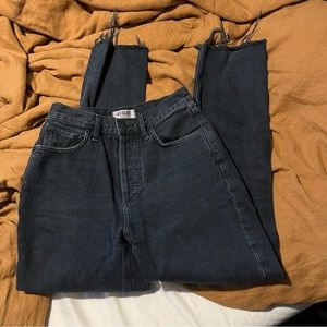 AGOLDE Riley Jeans, Dark dark blue, sz 23 color is Parish I believe